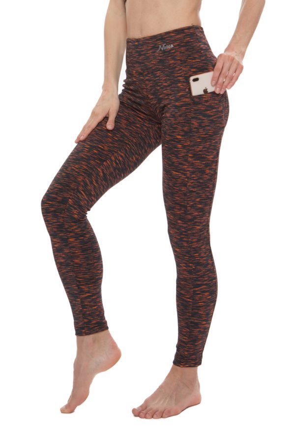 Leggings With Pockets for Women - SD Orange