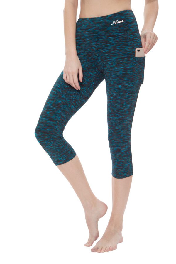 Capri 3/4 With Pockets For Women - SD Aqua