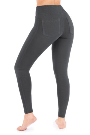 Nirlon Women's Straight Leg Yoga Pants with Back Pockets XXL