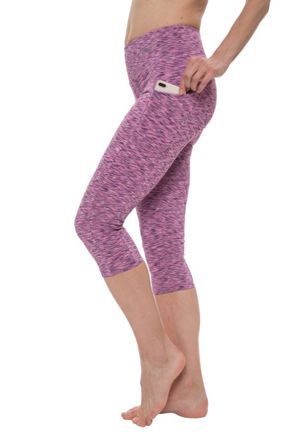 Capri 3/4 With Pockets For Women - SD Pink